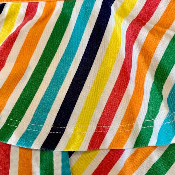 HANNA ANDERSSON Rainbow Striped Dress Girls 3 3T 90cm Tiered Skirt Multi Color - Picture 5 of 6